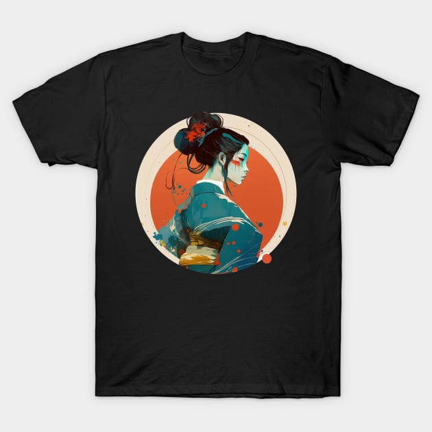 Samurai Girl T-Shirt by n23tees